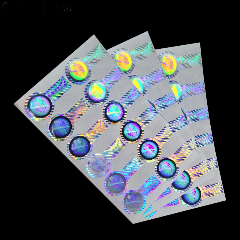 Tem niêm phong mẫu thực phẩm hologram bảy màu